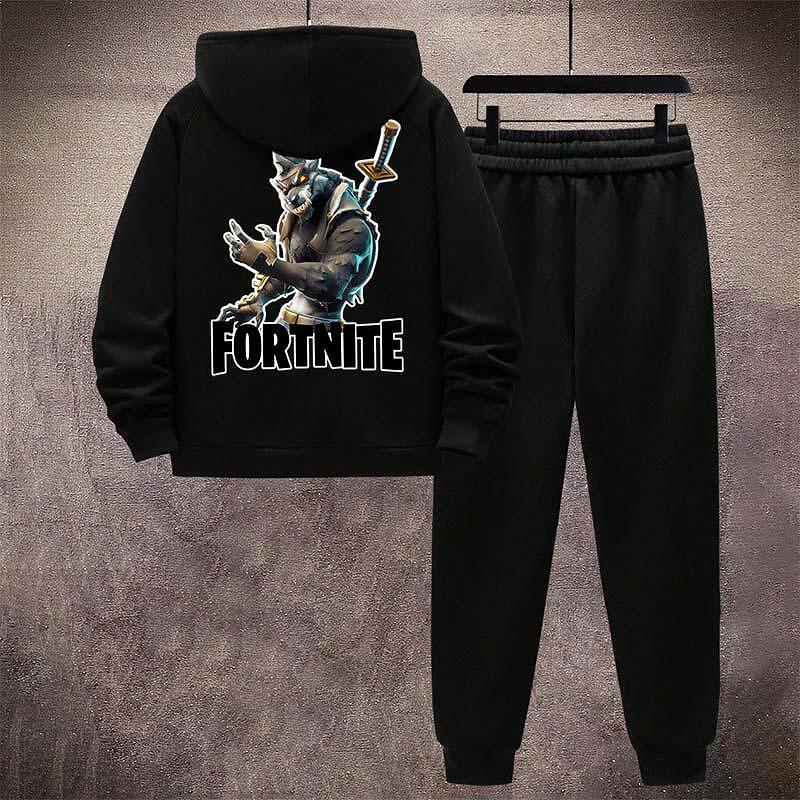 Ватиран Детски Екип с Цип и Качулка Fortnite10