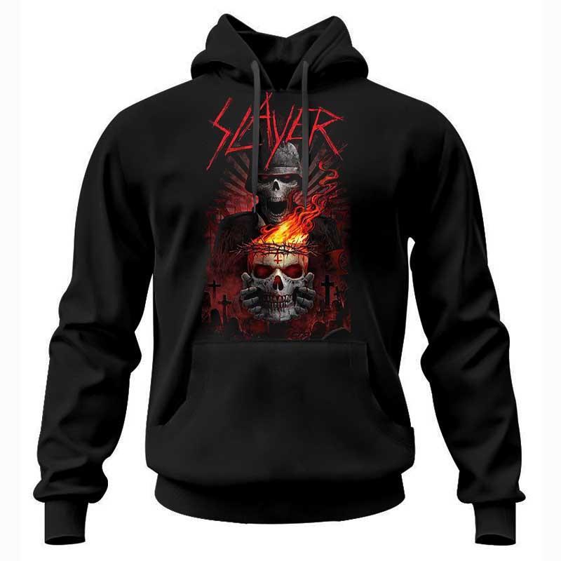 Суичър Slayer Skull New
