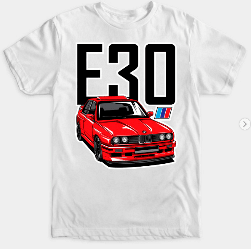 Тениска E30 Red
