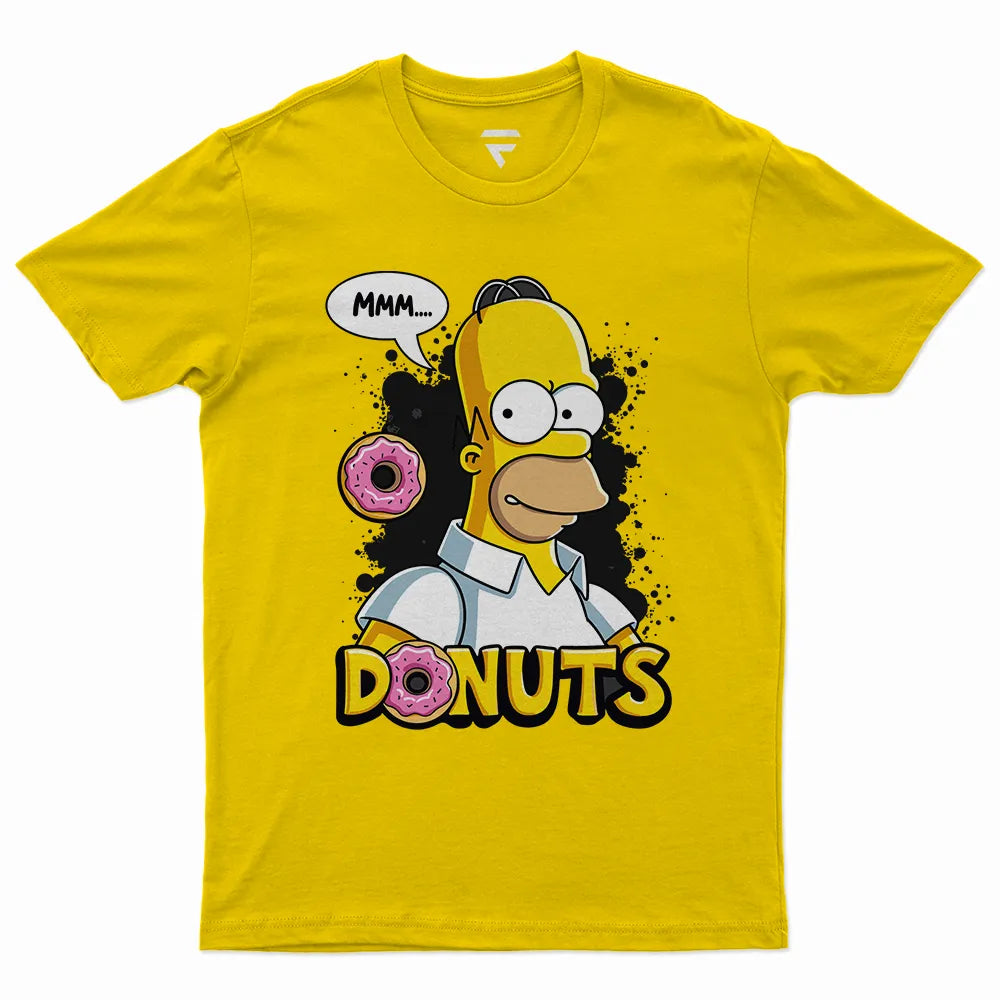 Тениска в различни цветове Donuts