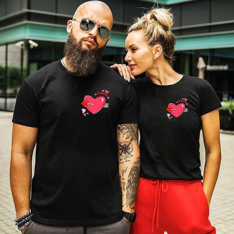Тениски за двойки Hearts