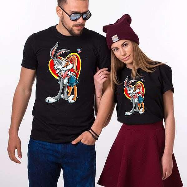 Тениски за двойки Bunny Love
