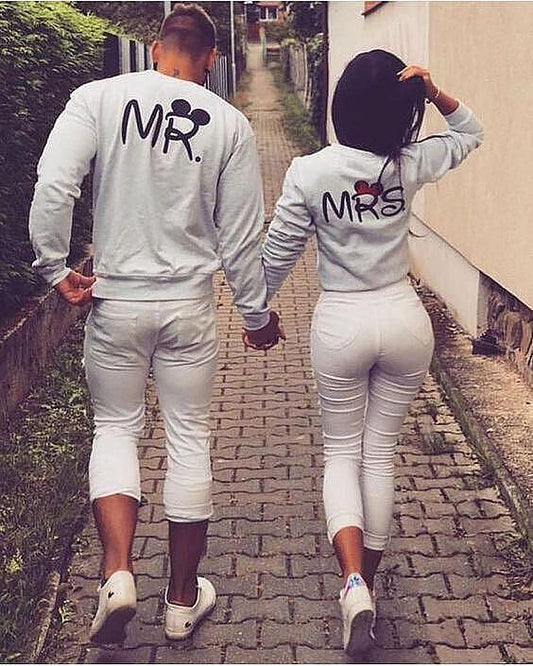Блузи за двойки Mr Mrs