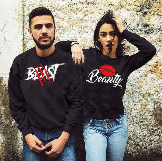 Блузи за двойки Beast Beauty