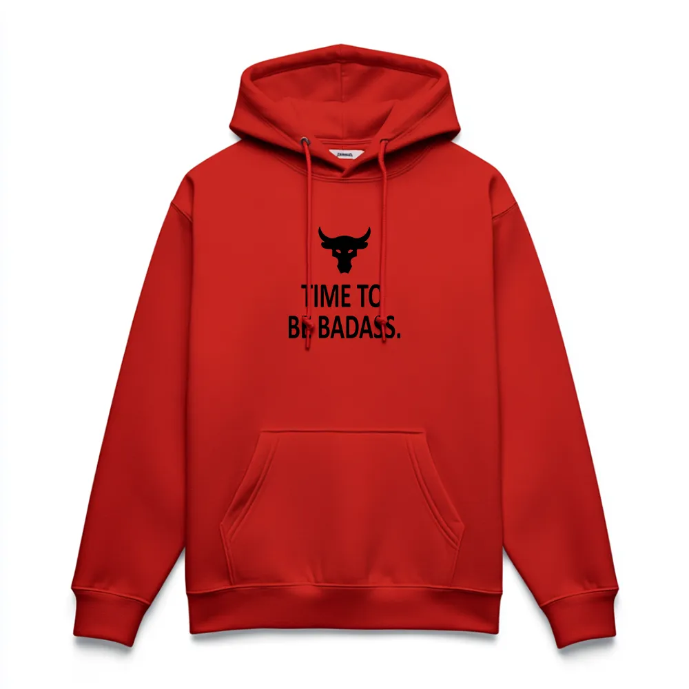 Червен Суичър Time To Be Badass