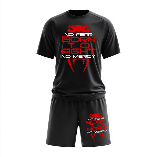Къс екип от дишаща материя Born To Fight