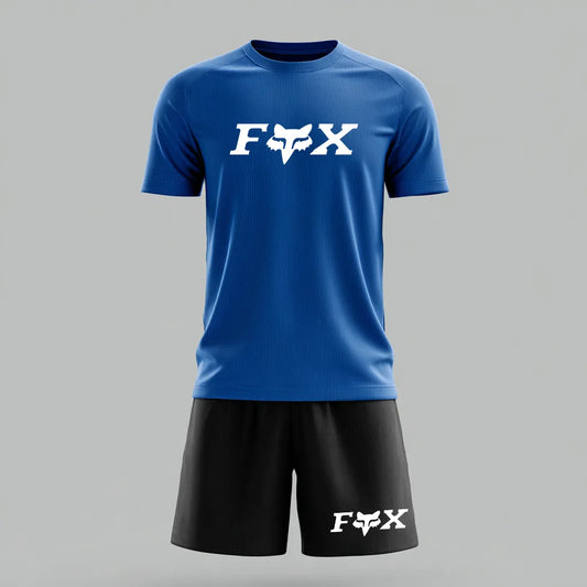 Къс екип от дишаща материя FoxxxWh Bl