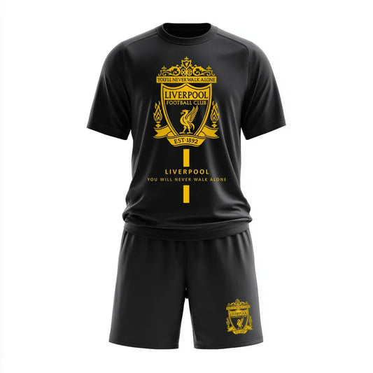 Къс екип от дишаща материя Liverpool Gold