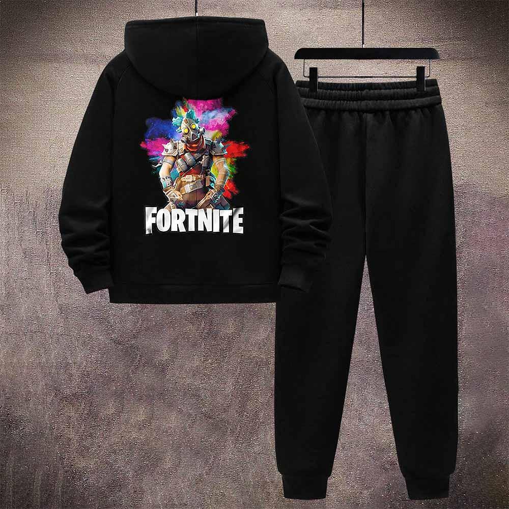 Детски Екип с Цип и Качулка Fortnite1