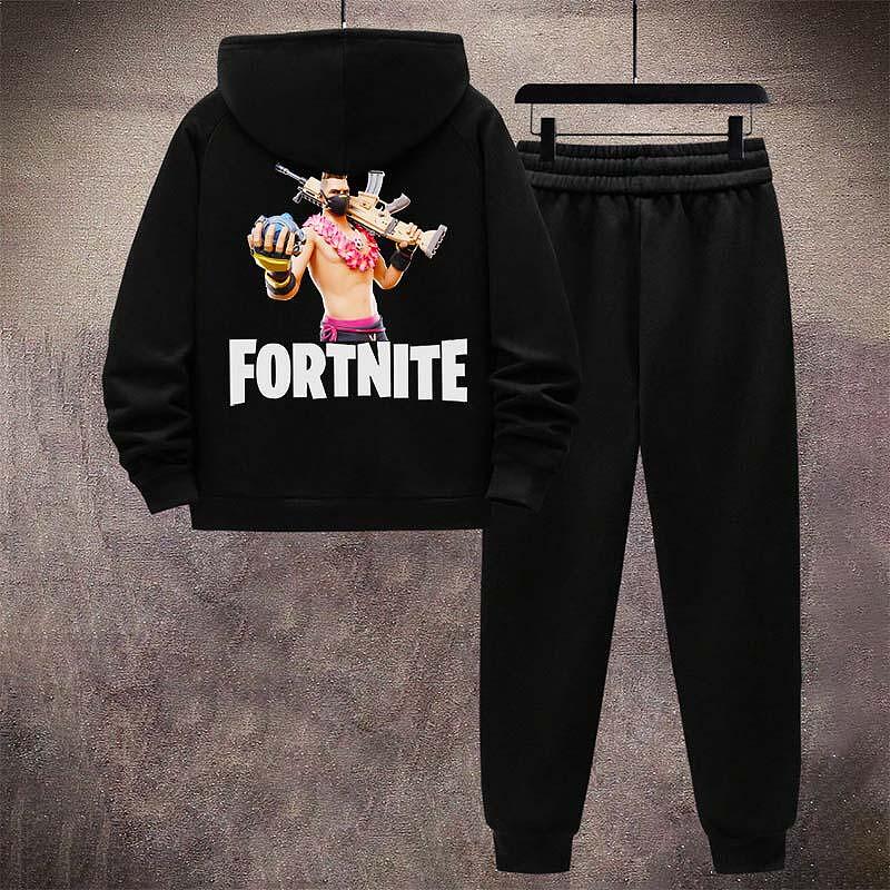 Ватиран Детски Екип с Цип и Качулка Fortnite5