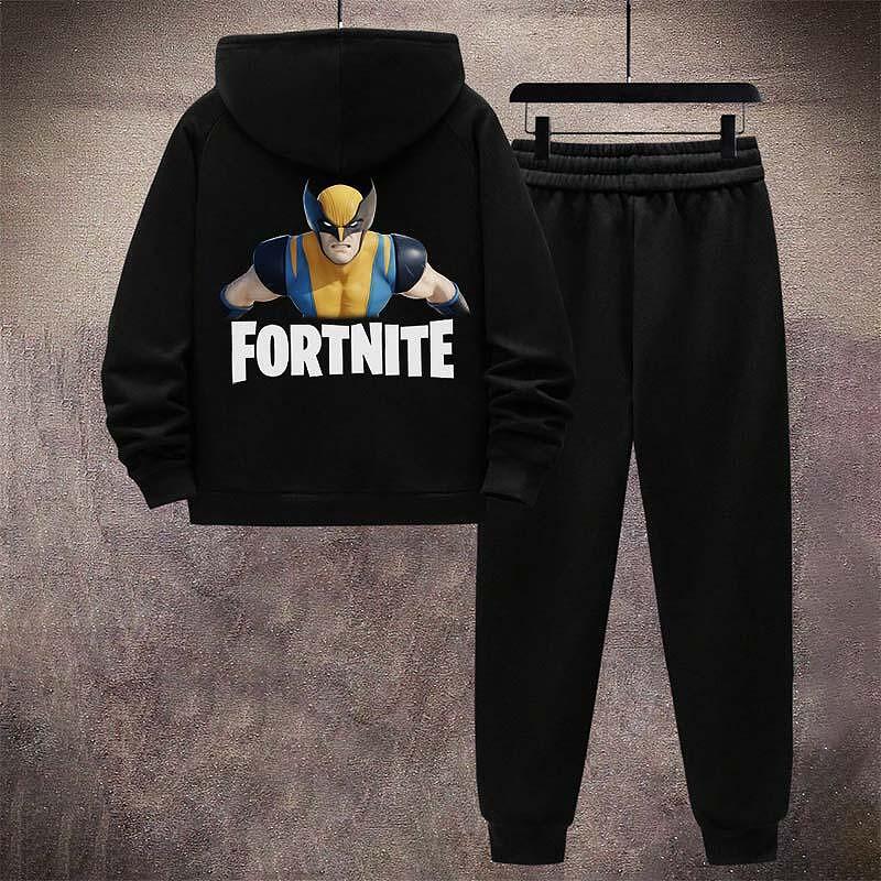 Ватиран Детски Екип с Цип и Качулка Fortnite6