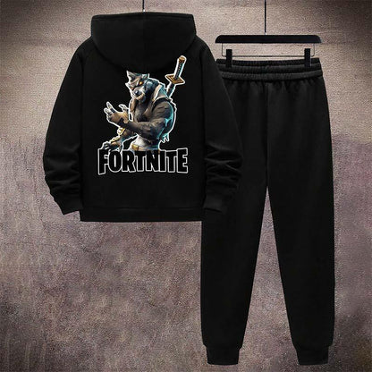 Ватиран Детски Екип с Цип и Качулка Fortnite10