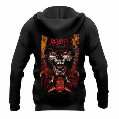 Суичър Slayer Skull 3