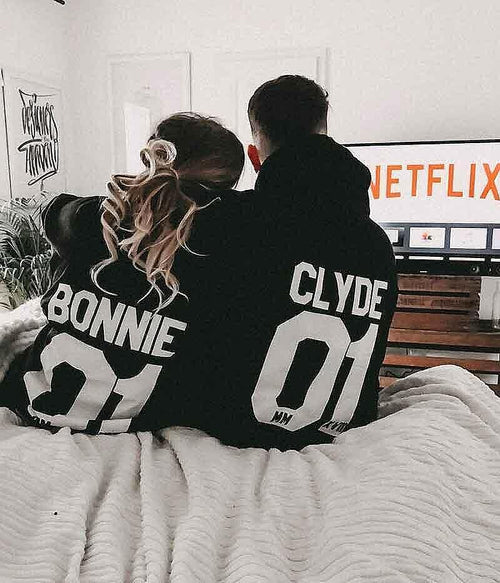 Суичъри за двойки Bonnie Clyde