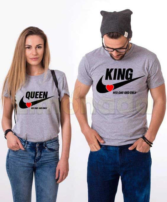 Тениски за двойки King and Queen