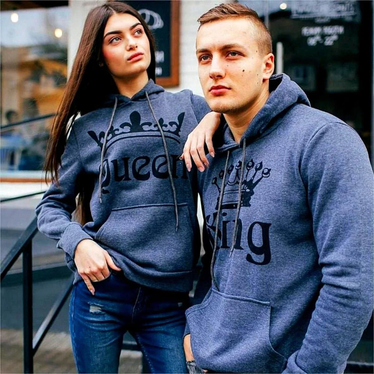 Суичъри за двойки King Queen Dark