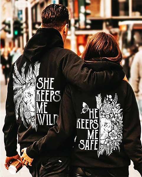 Суичъри за двойки Safe and Wild