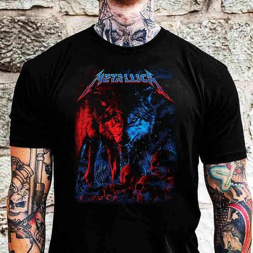 Тениска Metallica Wolf