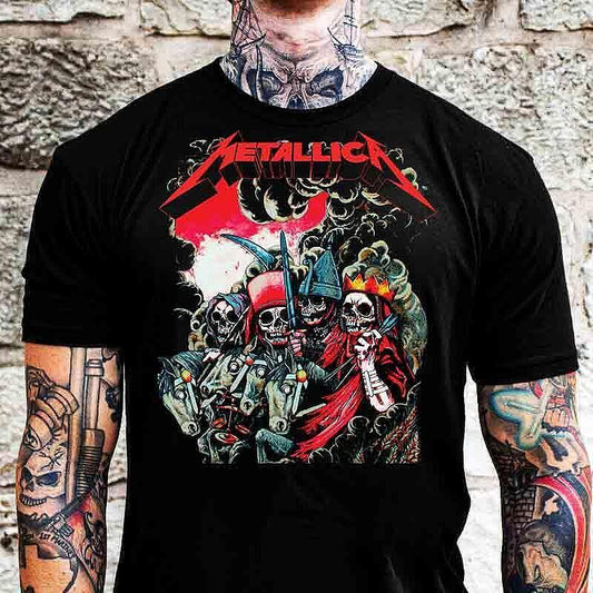 Тениска Metallica Skull Army
