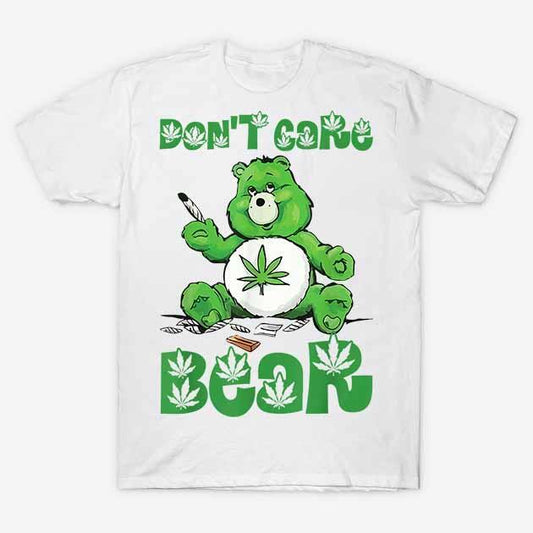 Тениска Don't Care Bear white
