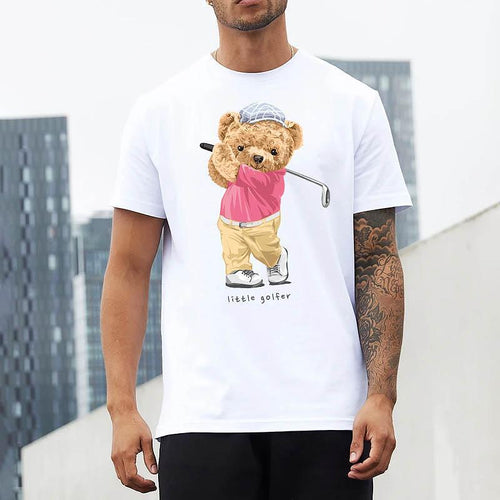 Тениска Teddy Bear Golfer