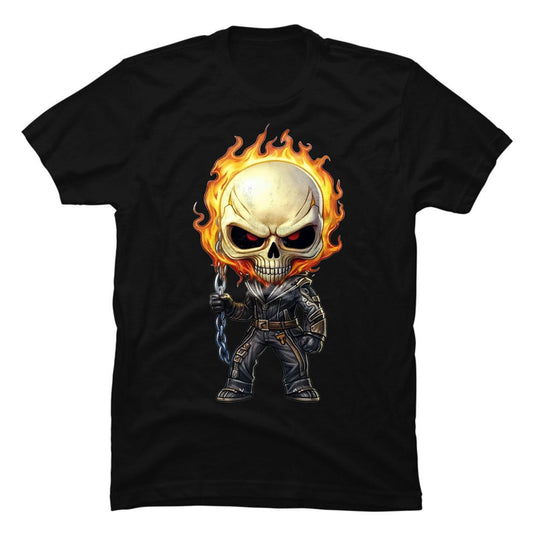 Тениска в различни цветове Супергерои Ghost Rider