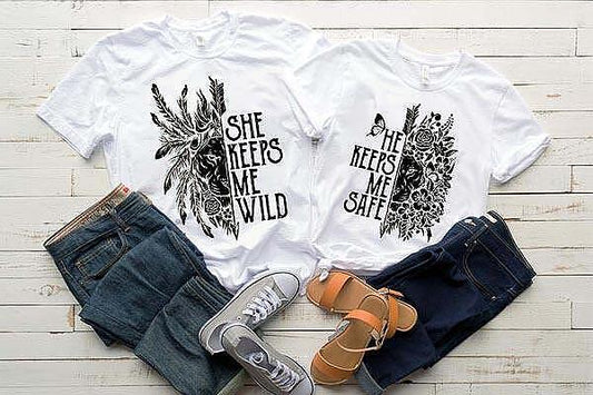 Тениски за двойки Safe Wild w