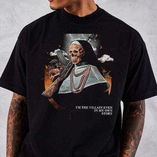 Унисекс Oversize Тениска SkullNunn