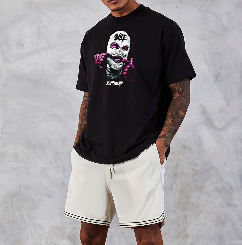 Унисекс Oversize Тениска Gang Mask 2