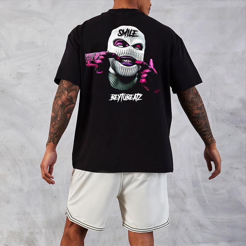 Унисекс Oversize Тениска Gang Mask 2